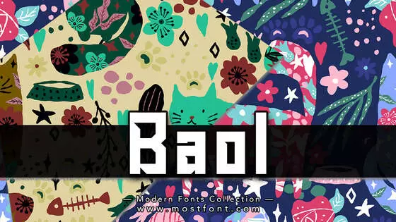 Typographic Design of Baol