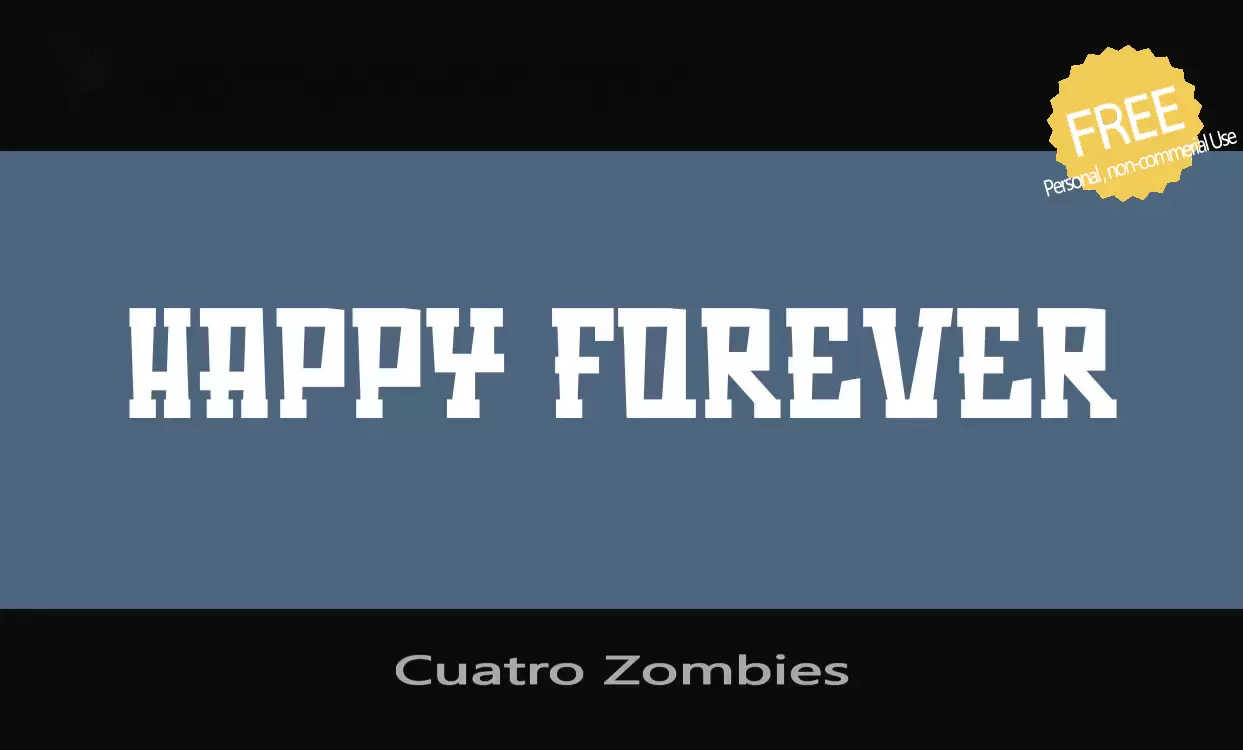 Sample of Cuatro-Zombies