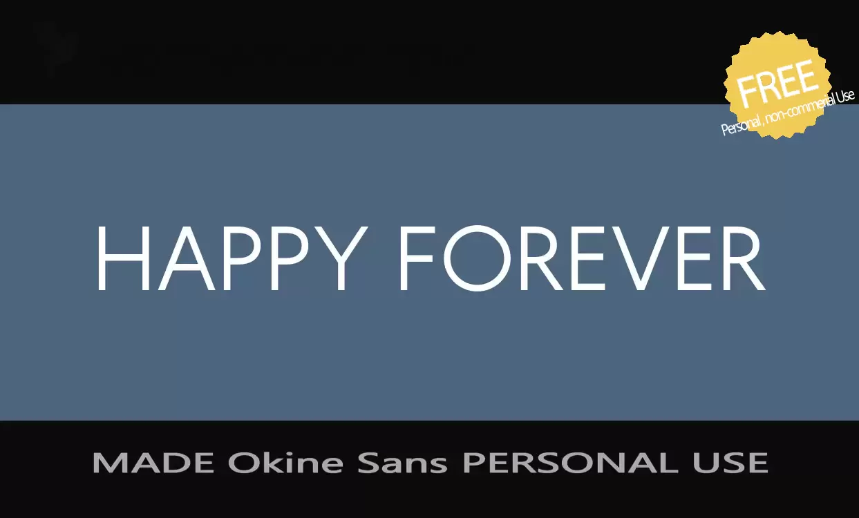 Sample of MADE-Okine-Sans-PERSONAL-USE