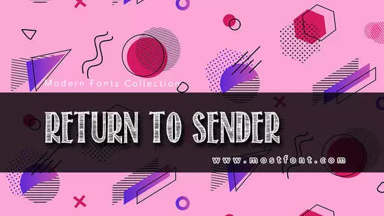 Typographic Design of Return-To-Sender