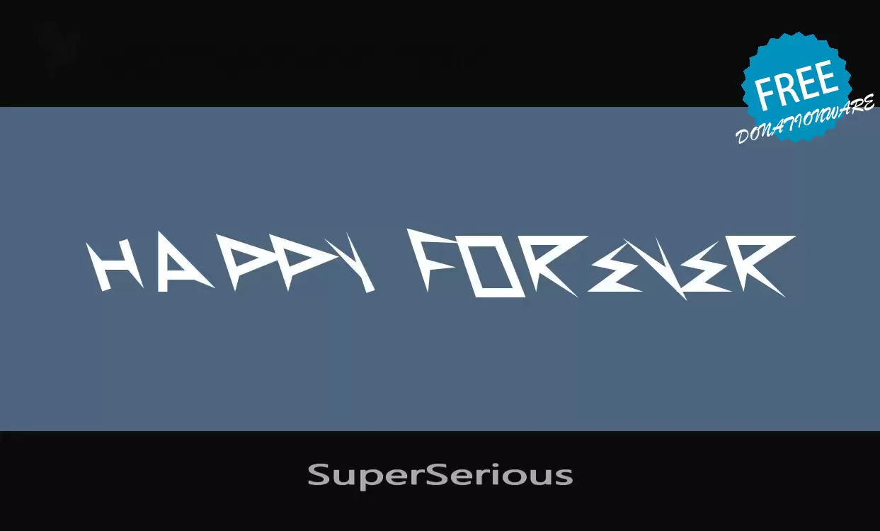 Sample of SuperSerious
