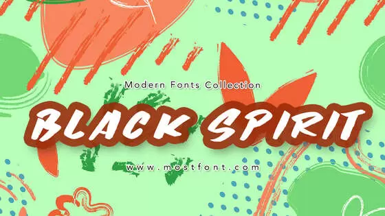 Typographic Design of Black-Spirit