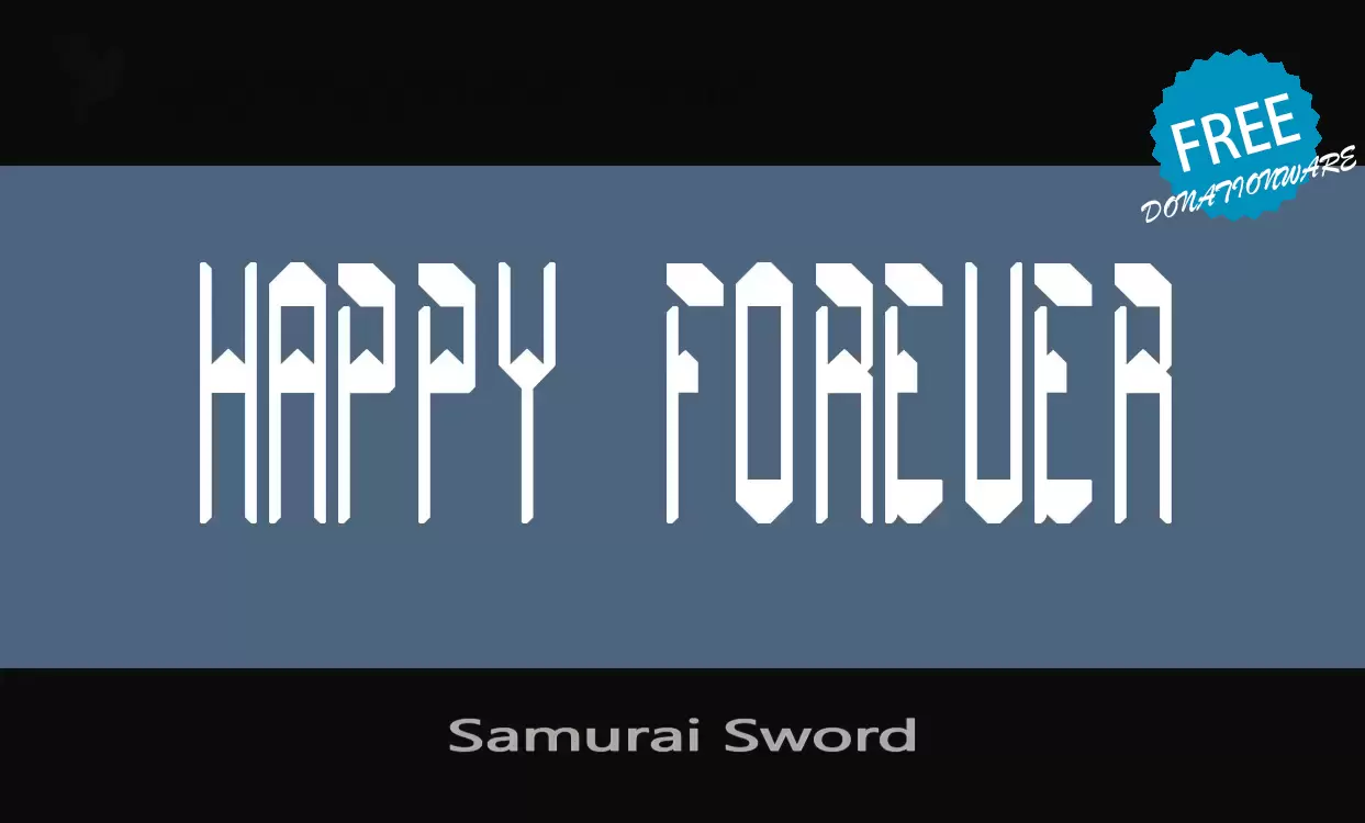 Sample of Samurai-Sword