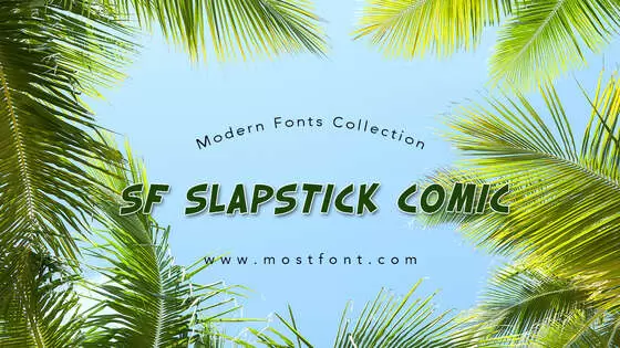 Typographic Design of SF-Slapstick-Comic