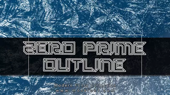 Typographic Design of Zero-Prime-Outline