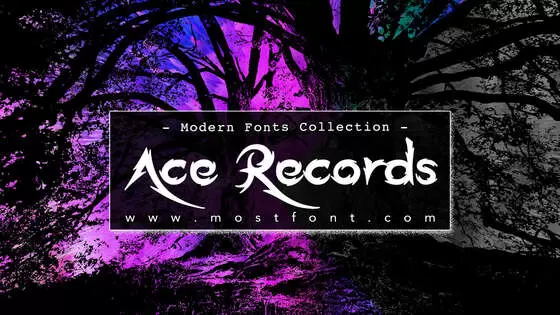 Typographic Design of Ace-Records