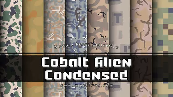 「Cobalt-Alien-Condensed」字体排版样式