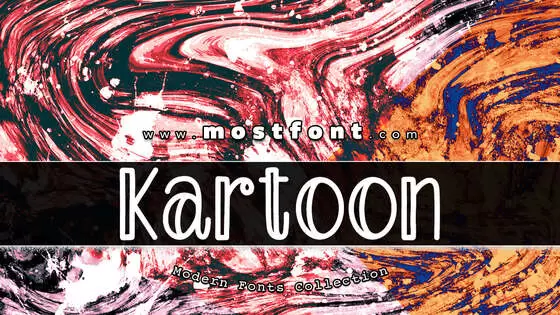 Typographic Design of Kartoon