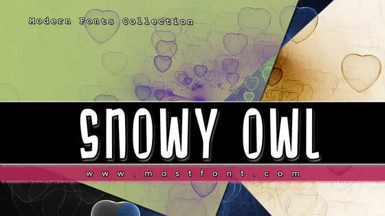 Typographic Design of Snowy-Owl