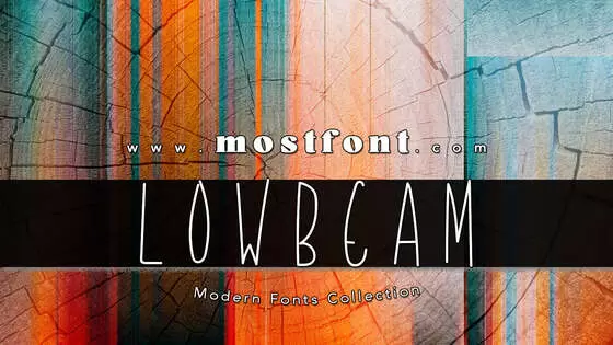 Typographic Design of LowBeam