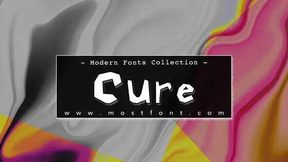 「Cure」字体排版样式