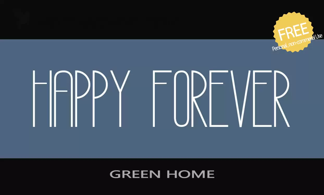 Sample of GREEN-HOME