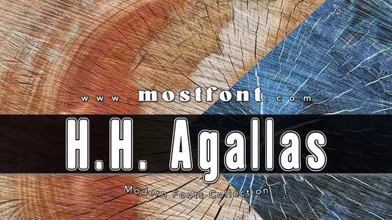 「H.H.-Agallas」字体排版图片