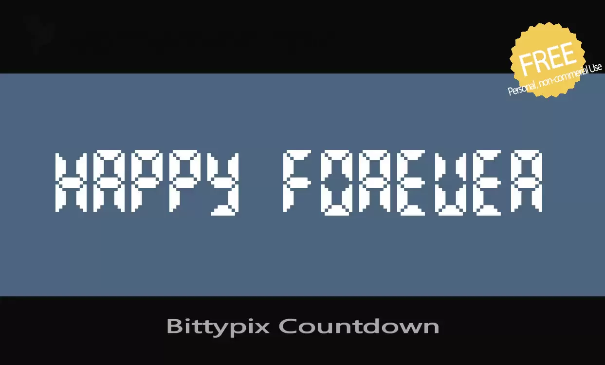 Sample of Bittypix-Countdown