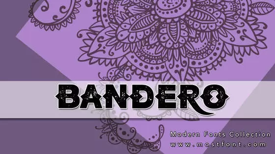 Typographic Design of Bandero