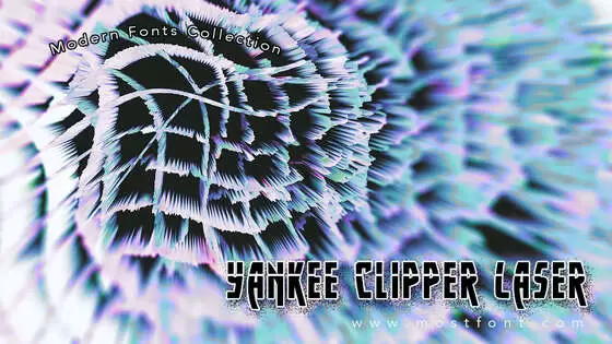 「Yankee-Clipper-Laser」字体排版图片