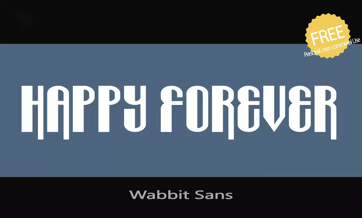 Sample of Wabbit-Sans