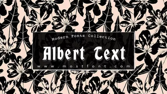 「Albert-Text」字体排版图片