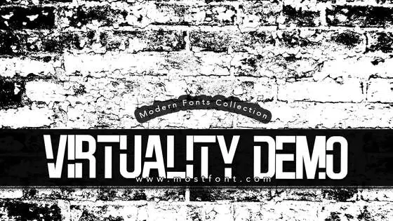 「VIRTUALITY-DEMO」字体排版样式