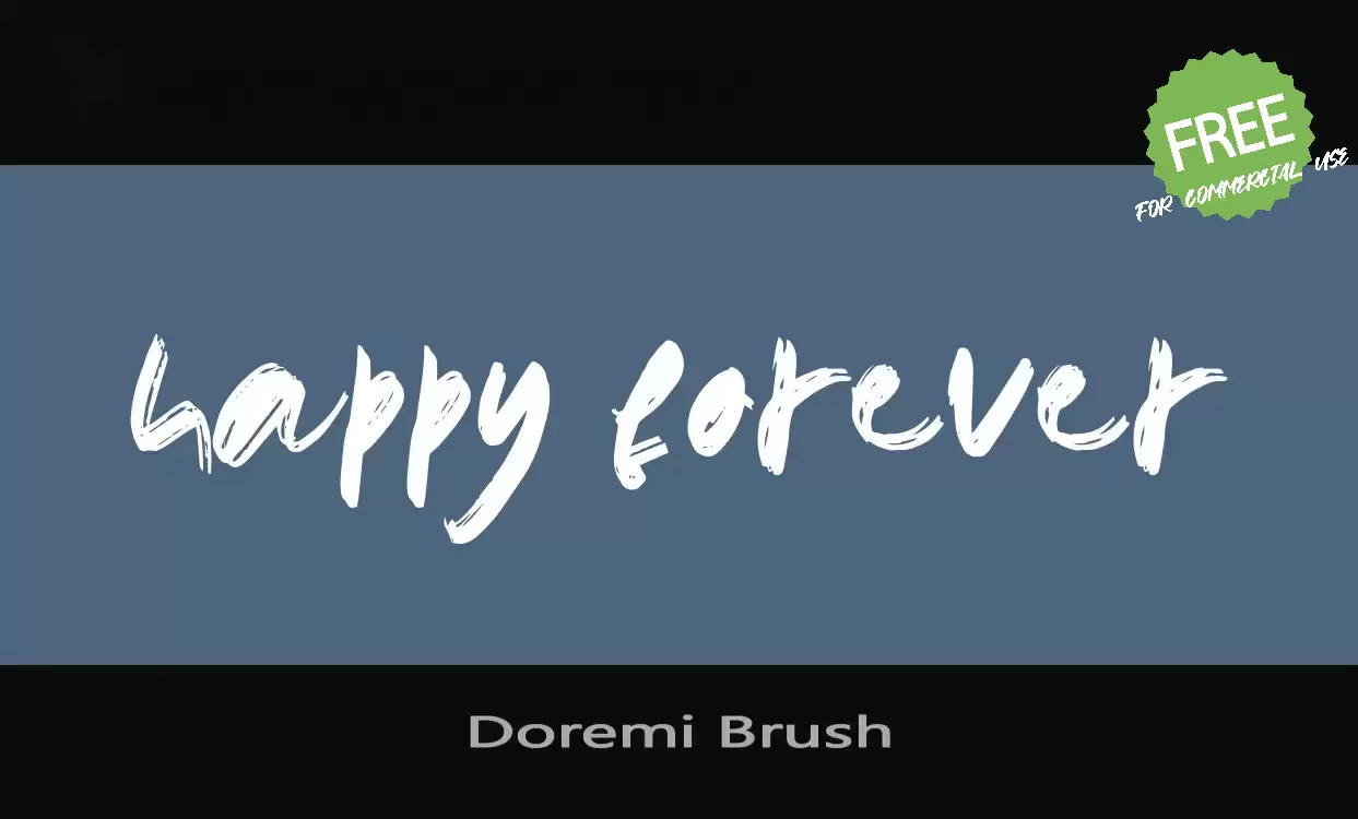 Sample of Doremi-Brush