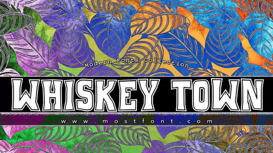 Typographic Design of Whiskey-Town