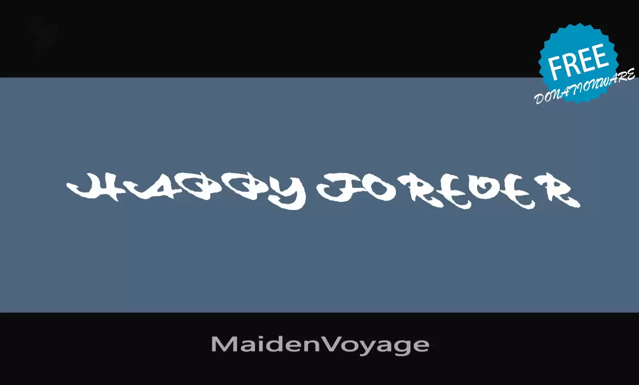 Sample of MaidenVoyage