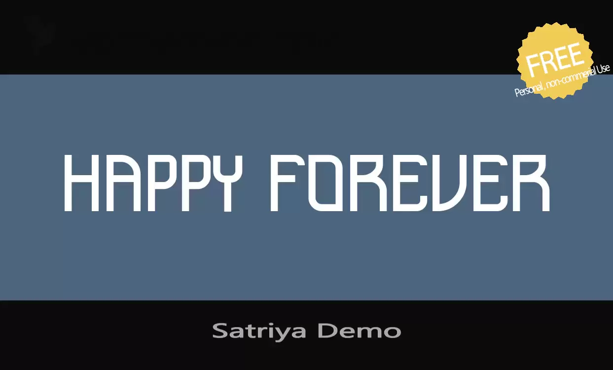 Sample of Satriya-Demo