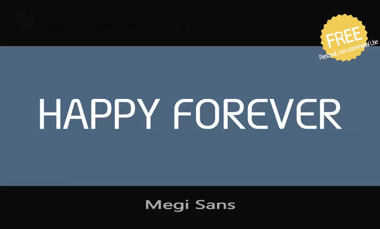 Sample of Megi-Sans