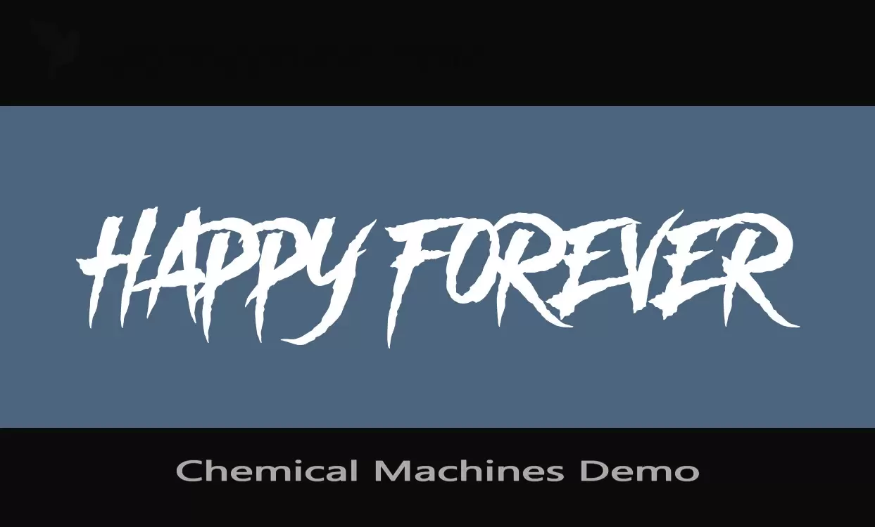 「Chemical-Machines-Demo」字体效果图
