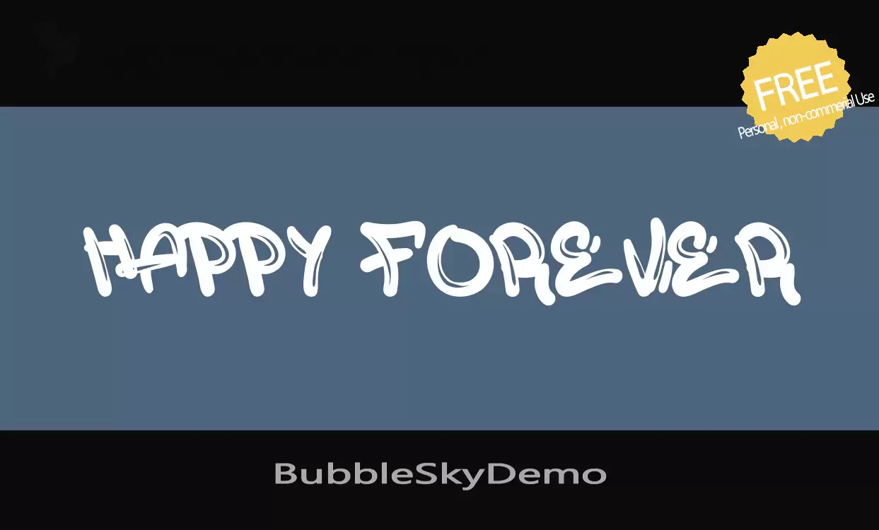 Sample of BubbleSkyDemo