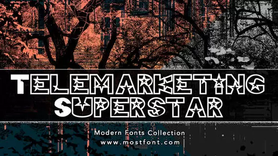 Typographic Design of Telemarketing-Superstar