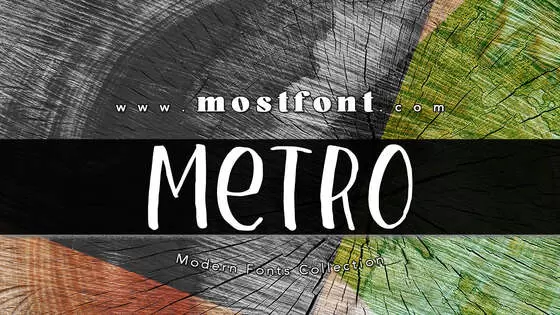 Typographic Design of Metro-Capitals-DEMO