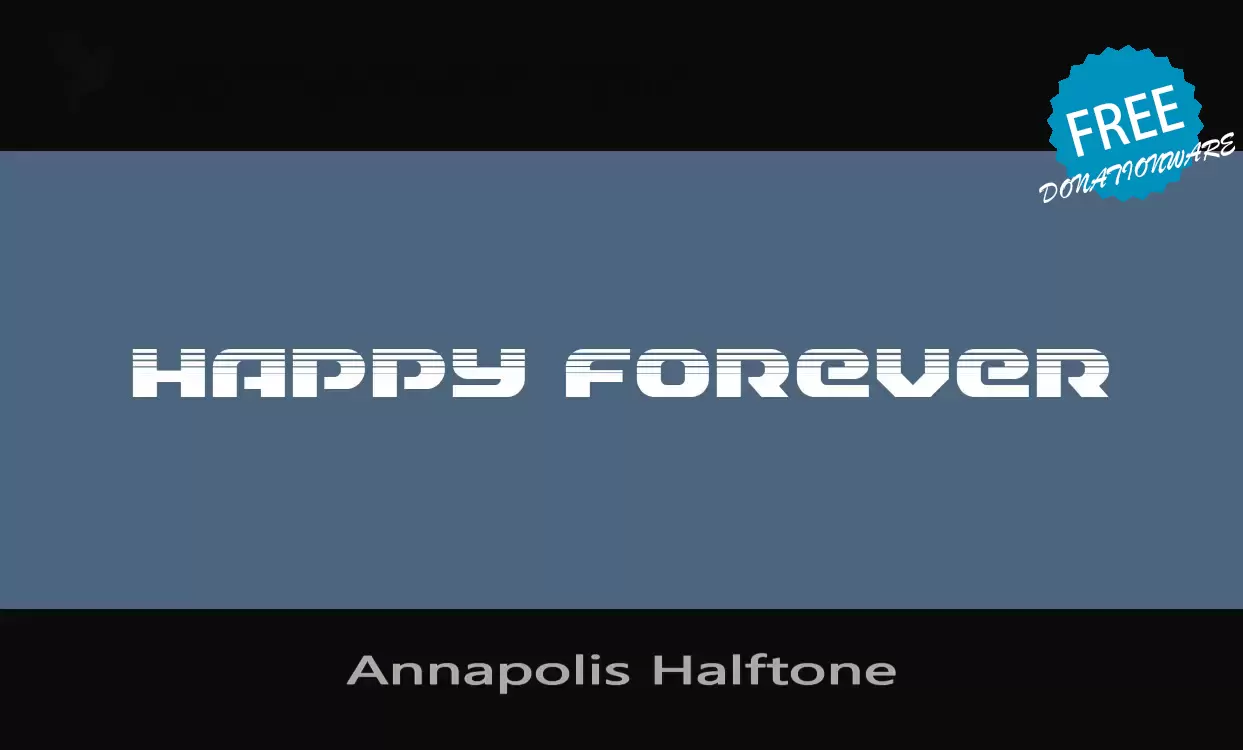 Sample of Annapolis-Halftone