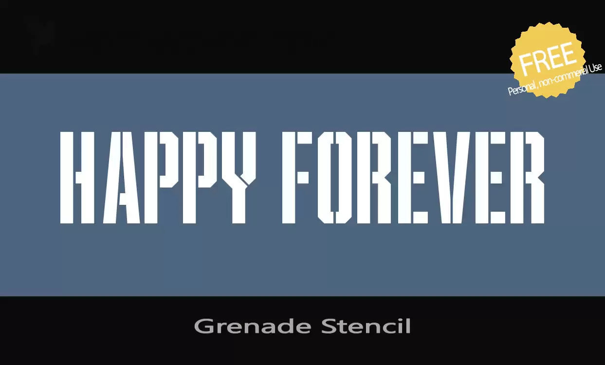 Sample of Grenade-Stencil