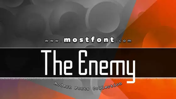 Typographic Design of The-Enemy-Is-Public