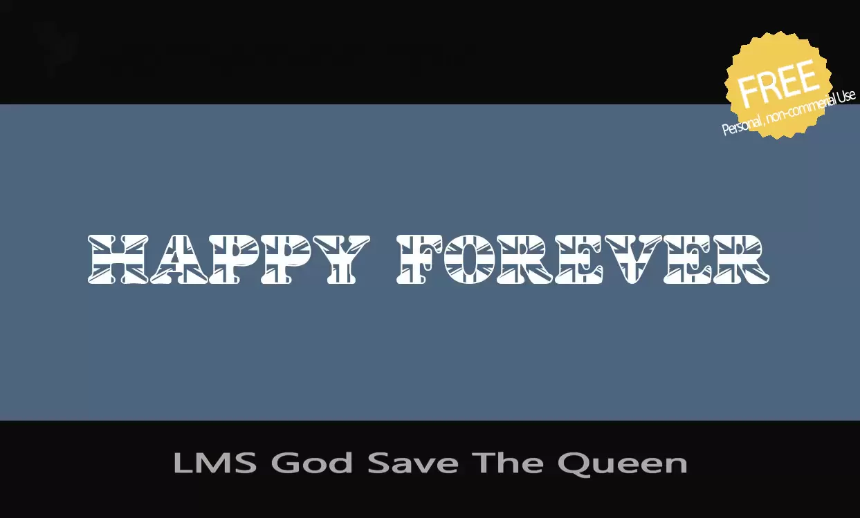 Font Sample of LMS-God-Save-The-Queen