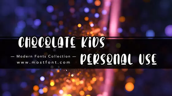 Typographic Design of Chocolate-Kids---Personal-Use