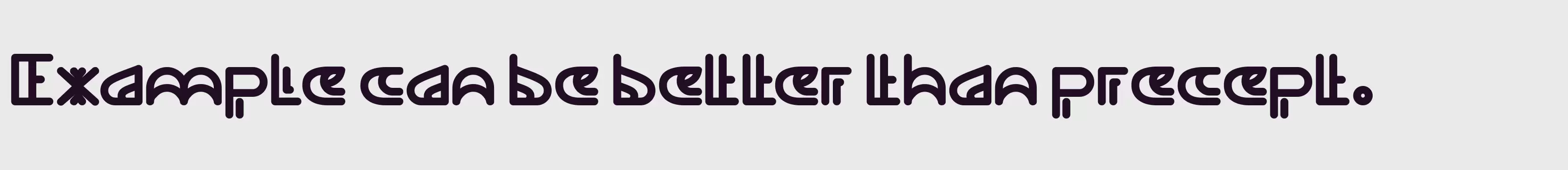 「Bold」字体效果图