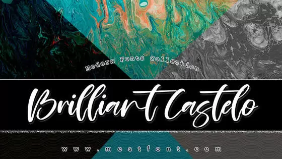 Typographic Design of Brilliant-Castelo