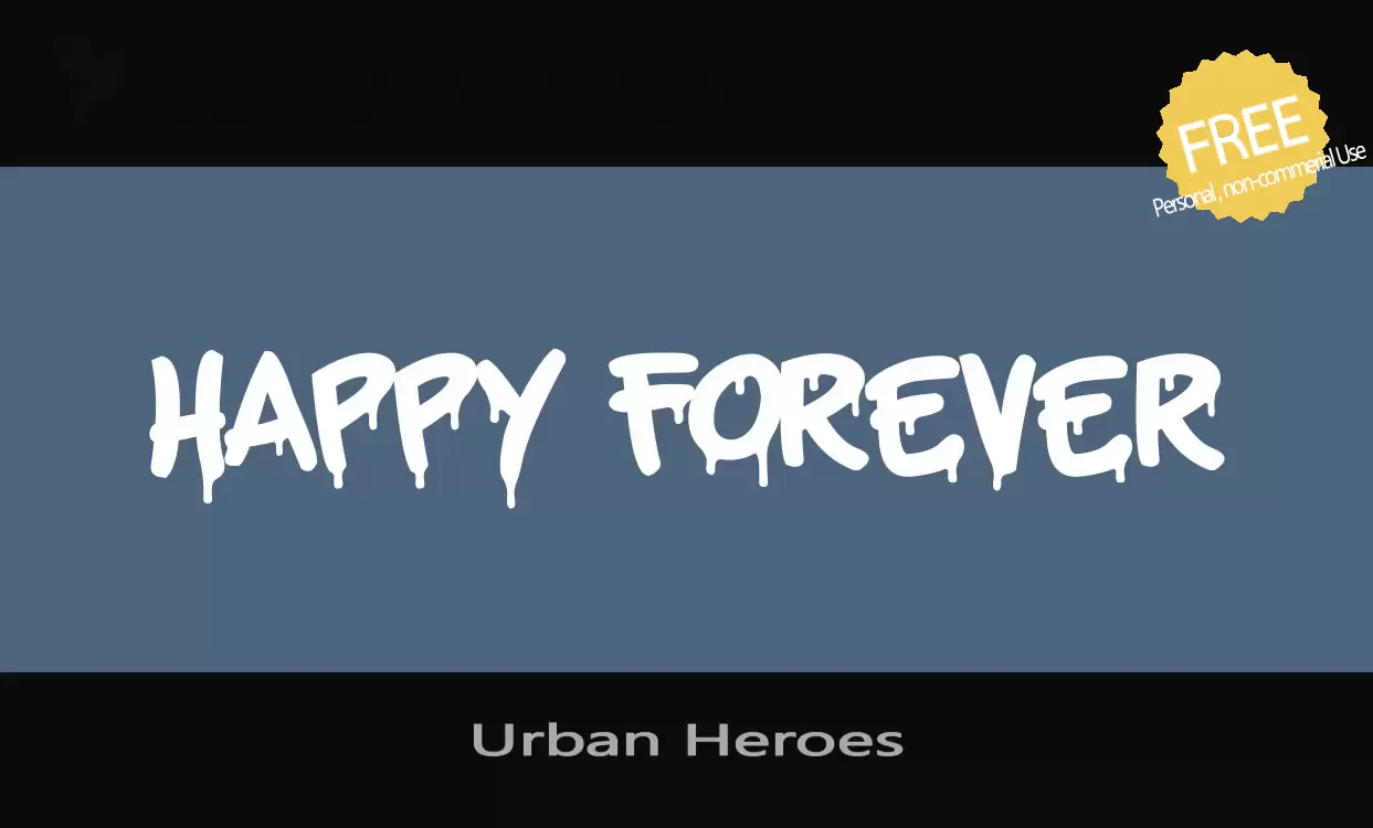 Sample of Urban-Heroes