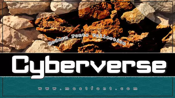 「Cyberverse」字体排版图片