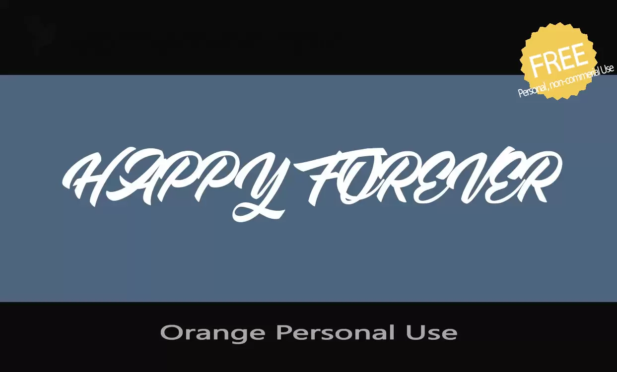 Sample of Orange-Personal-Use