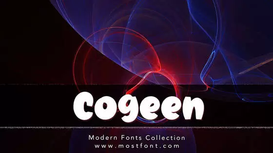 「Cogeen」字体排版图片