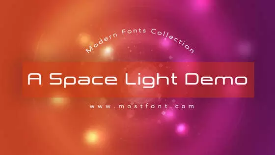 Typographic Design of A-Space-Light-Demo