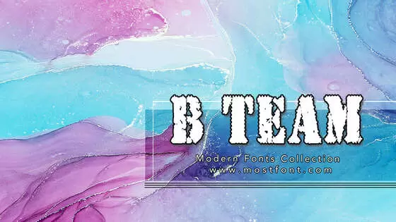 Typographic Design of B-TEAM