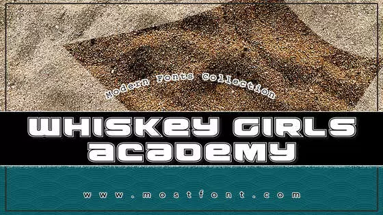 Typographic Design of Whiskey-Girls-Academy