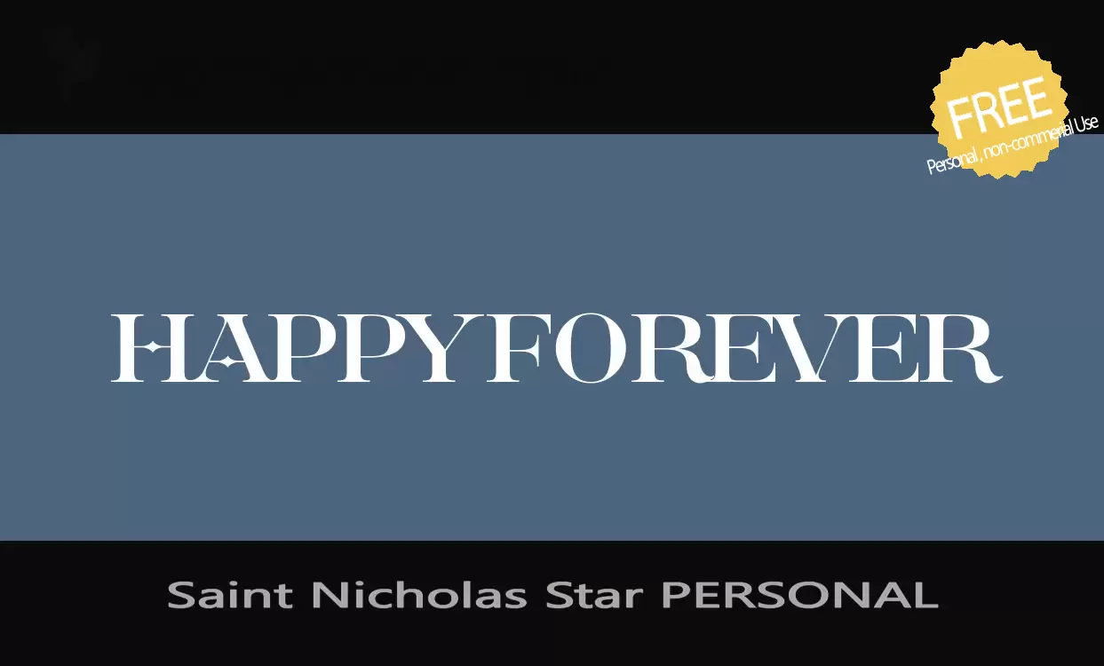 Sample of Saint-Nicholas-Star-PERSONAL