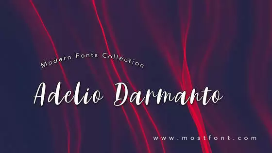 Typographic Design of Adelio-Darmanto