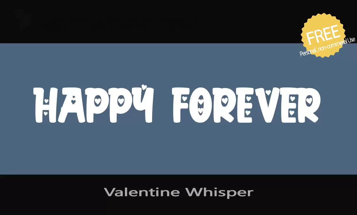 Sample of Valentine-Whisper