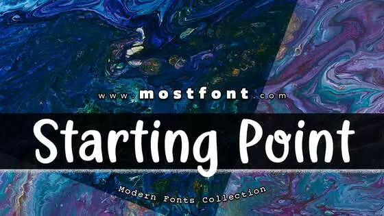 Typographic Design of Starting-Point